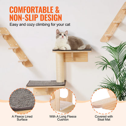 Wall Mounted Cat Shelves Cat Wall Shelves and Perches