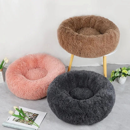 Donut Round Bed Comfortable Sleeping  for  Dog and Cat