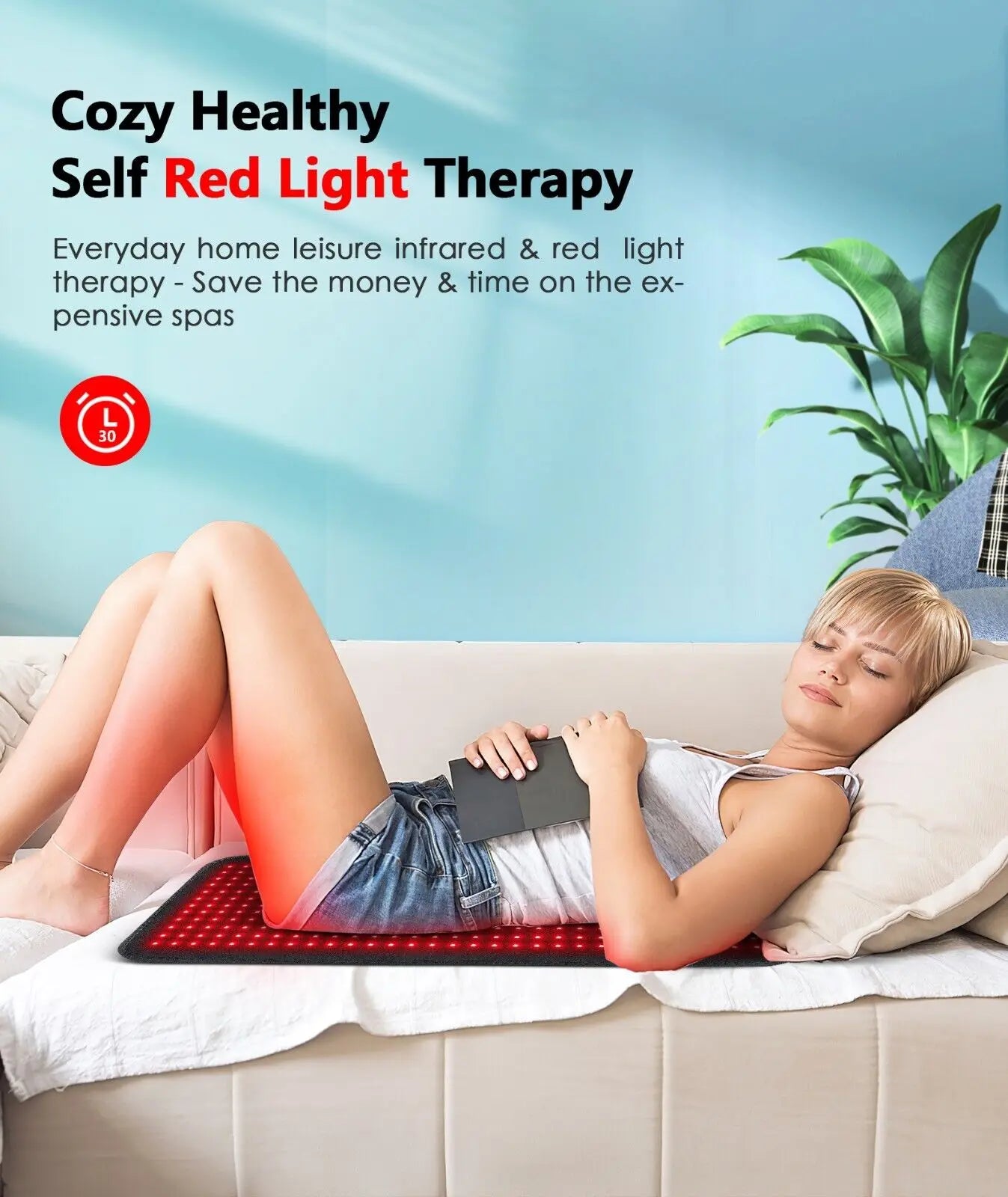 LED Red Light Therapy Mat Infrared