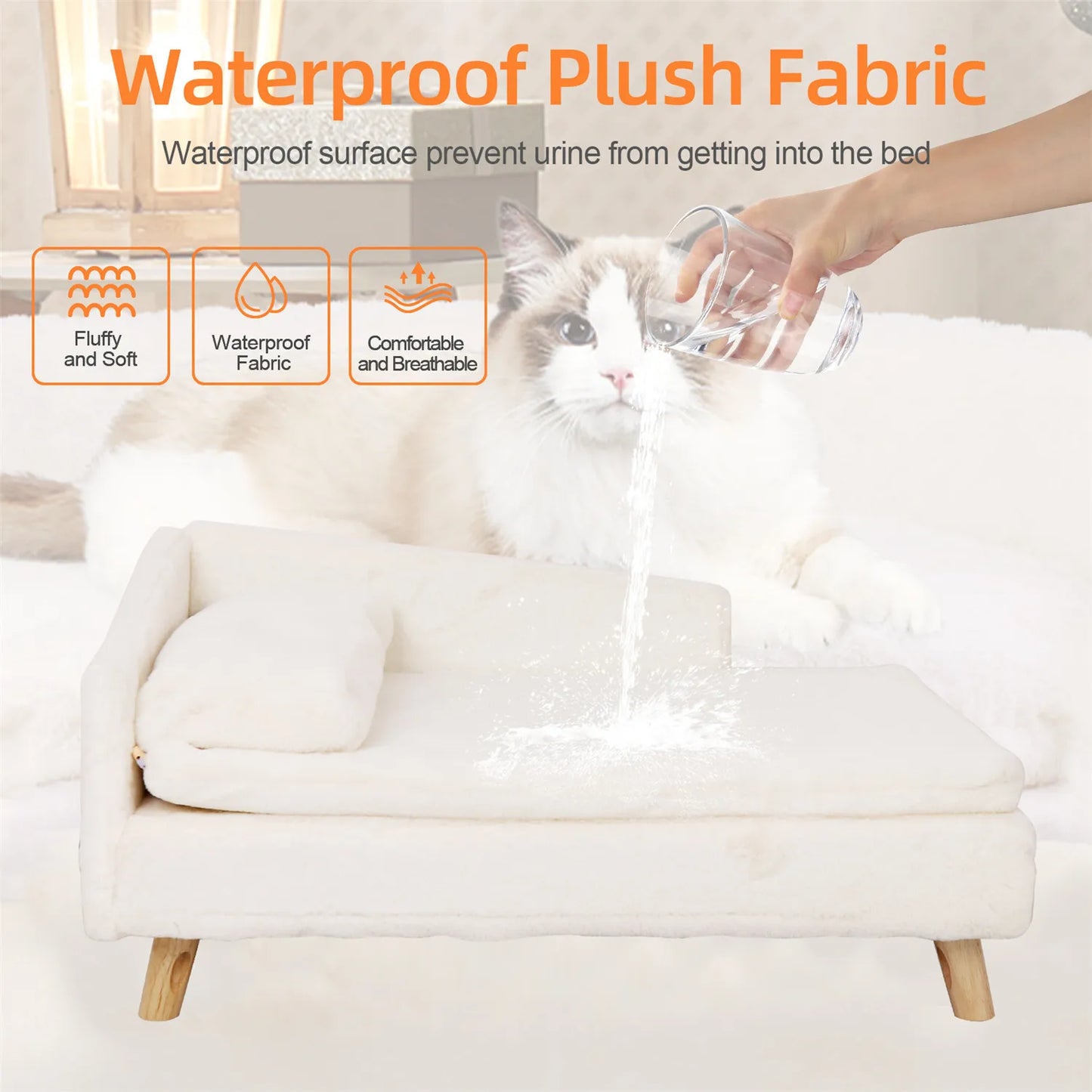 Waterproof Pet Sofa, Dog, Cat Bed