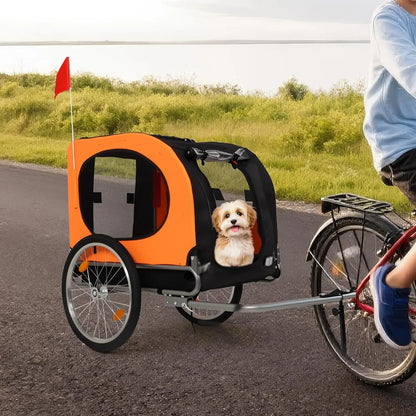 Dog Bike Trailer,  Pet Bicycle Carrier, Universal Coupler