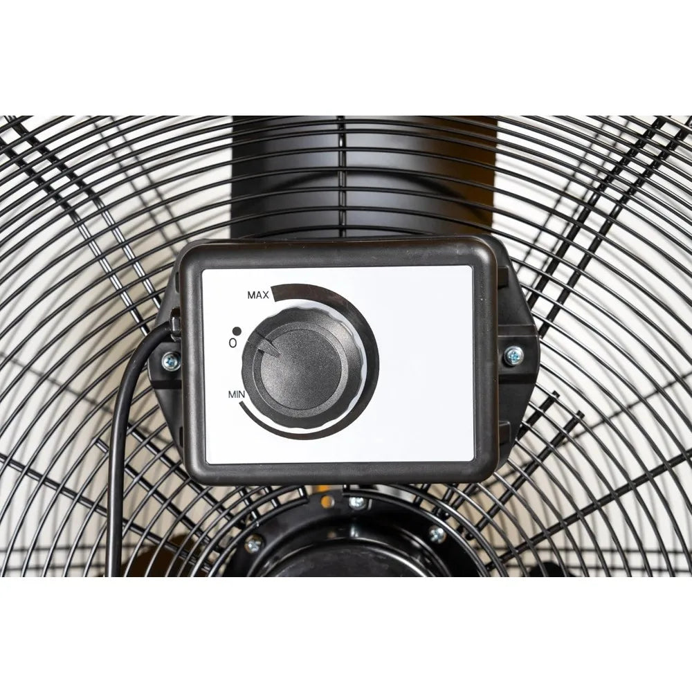30 Inches 12350 CFM Floor Drum Fan, DC Brushless Motor