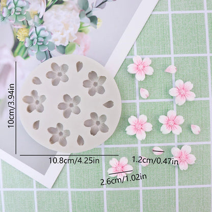Rose Garland Silicone Fondant Mold For Cake
