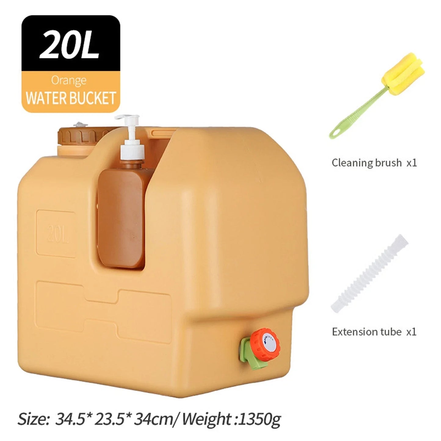 Water Container, Portable Camping With Spigot