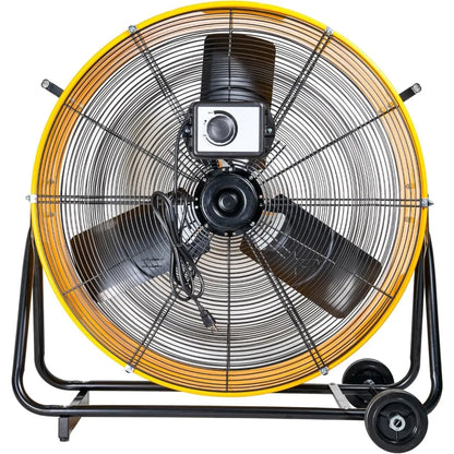 30 Inches 12350 CFM Floor Drum Fan, DC Brushless Motor