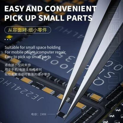 Pointed Micrometer Tweezers Non-magnetic