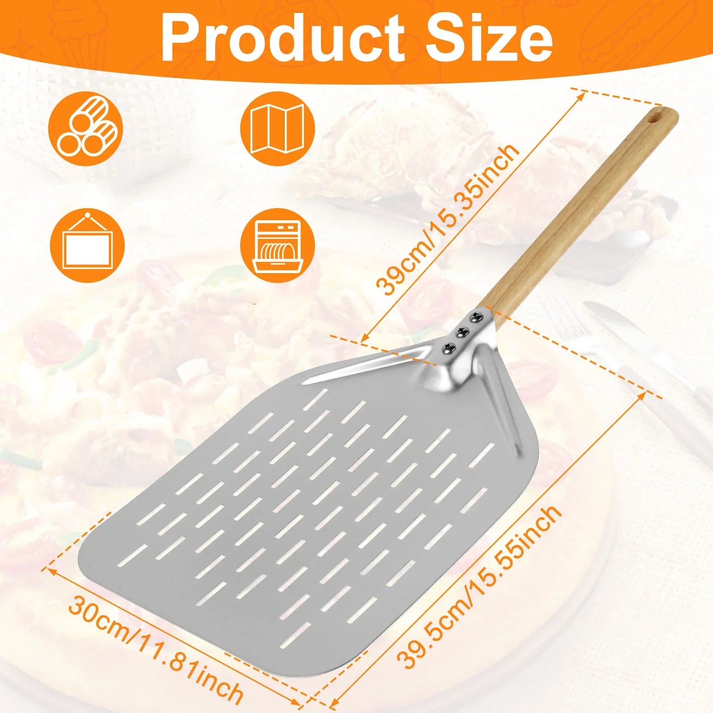 Pizza Shovel Metal Non-Stick