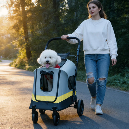 Folding Dog Stroller  Dog Jogger for Small to Large Dogs