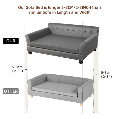 Elevated Dog Sofa for Medium to Large Dogs