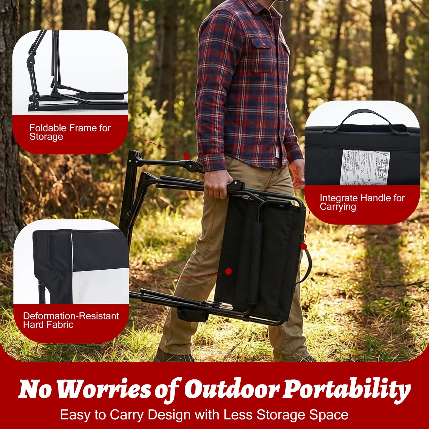 Outdoor Folding Portable Camping Chair
