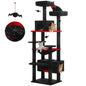 Cat Tree and Tower for Indoor Cats With Sisal-Covered Scratching Posts