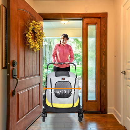 Folding Dog Stroller  Dog Jogger for Small to Large Dogs