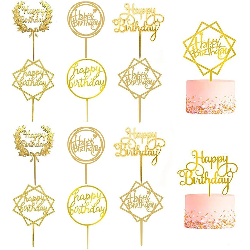 Happy Birthday Cake Topper