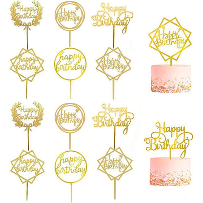 Happy Birthday Cake Topper