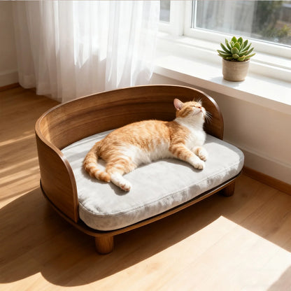 Elevated Pet Sofa  Bed with Cushion