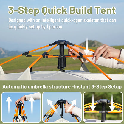 Compact Tent, Quick Setup Sunshade,  All-Weather