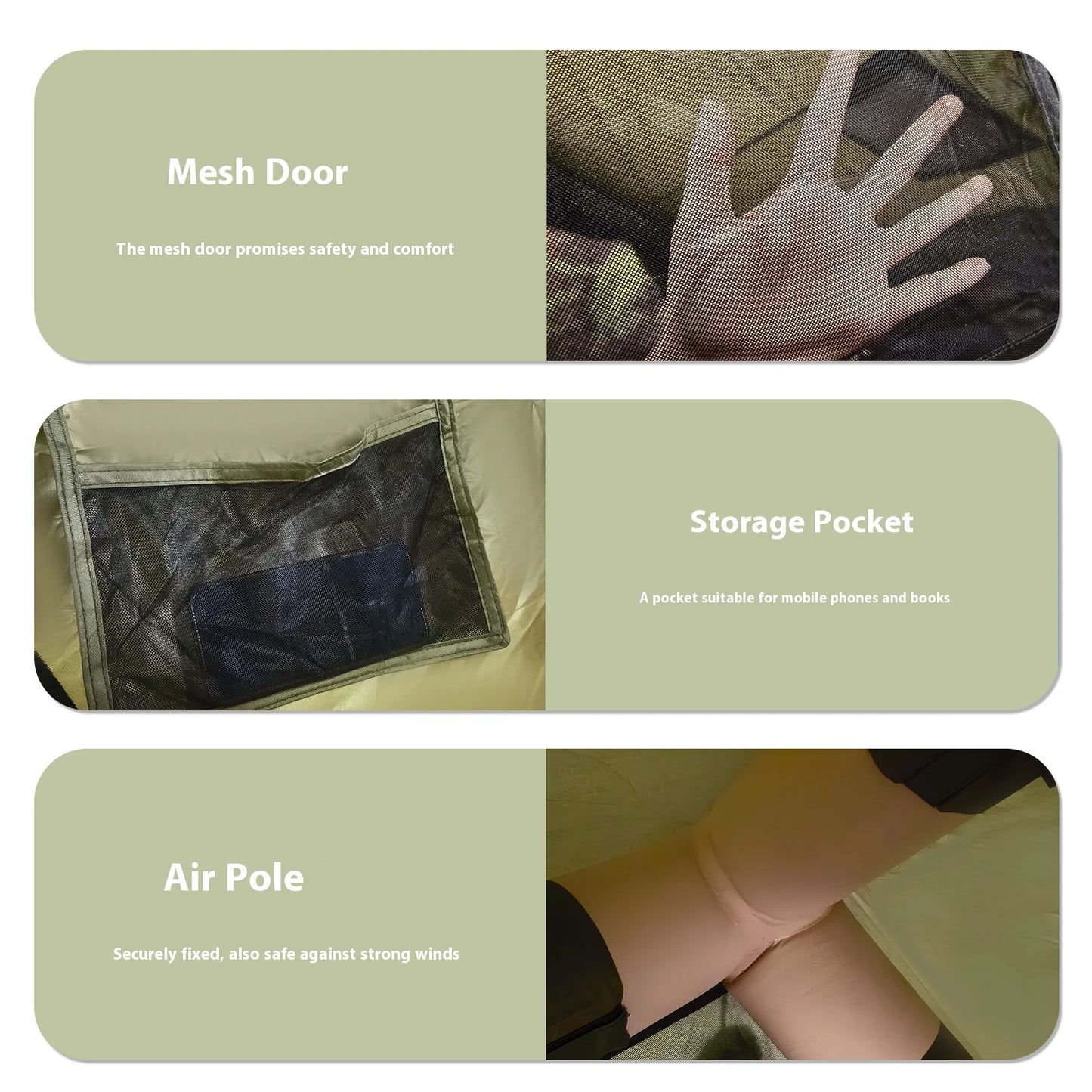 Inflatable Camping Tent - Quick-Setup