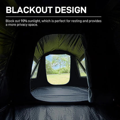 Blackout Design Cabin Tent, Camping, Family