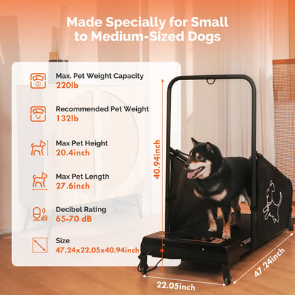 Dog Treadmill for Medium Dogs, for Pet Exercise