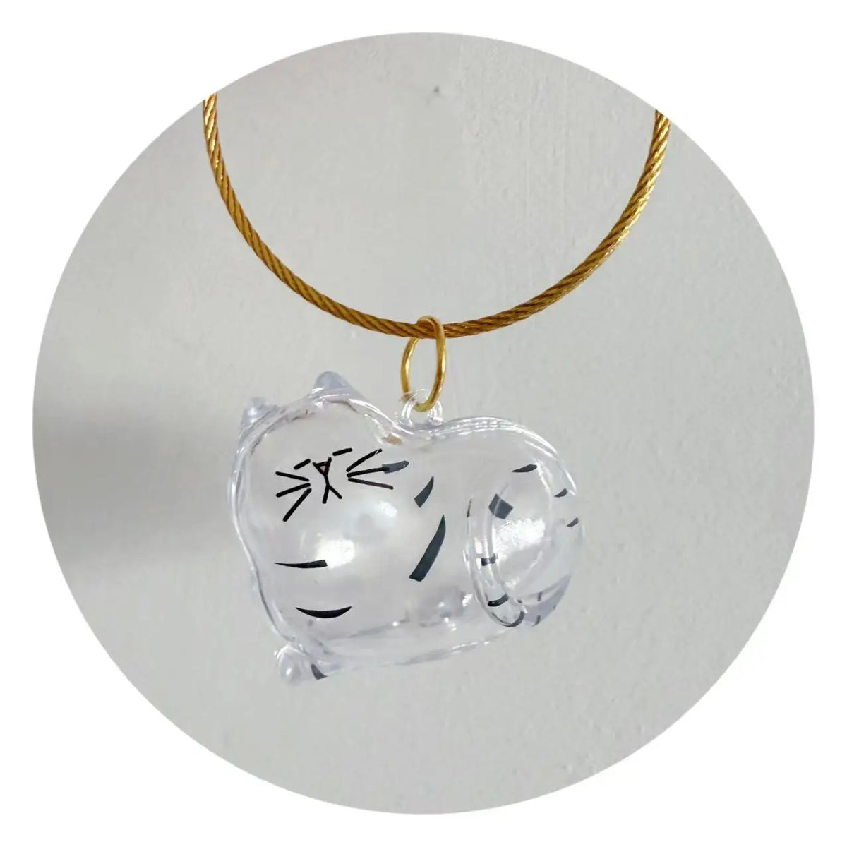 Transparent Dog Hair Storage Container, Memorial Keychain