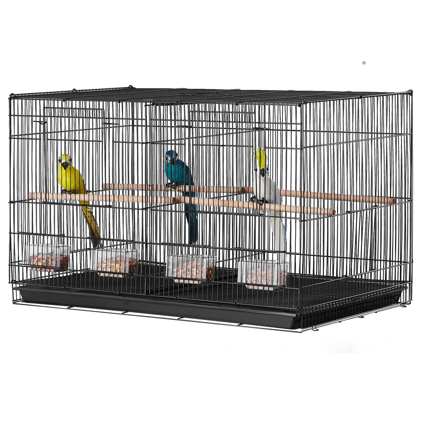 Bird Cage Stackable Divided Small Animal Cage