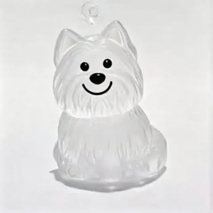 Transparent Dog Hair Storage Container, Memorial Keychain