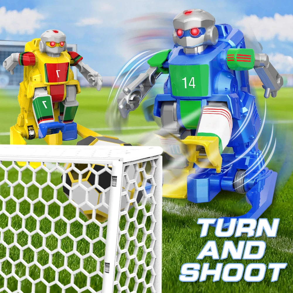 2-Player RC Soccer Robot Battle Toy For Kids Christmas Gifts