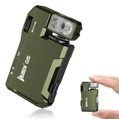Rechargeable  Mini Flashlight with RGB Light