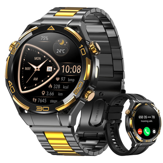 GPS Smartwatch with Flashlight, Bluetooth, Waterproof  for Men Women
