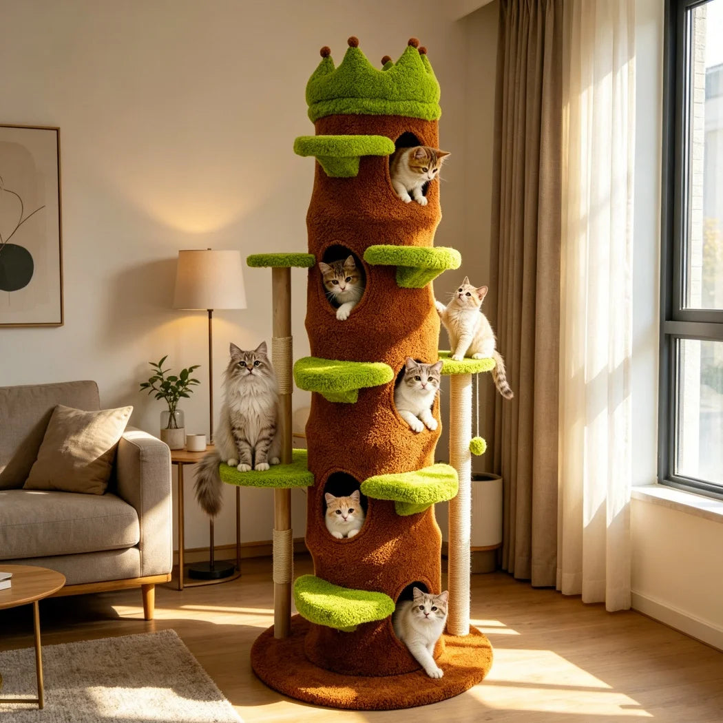 Cat Tree Tower with Scratching Post