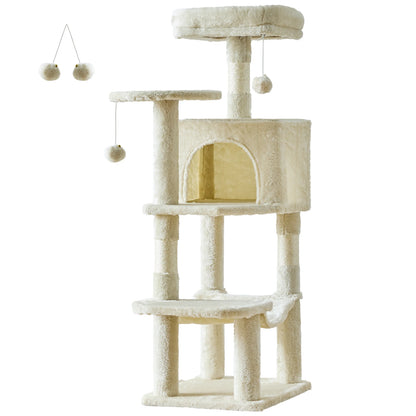 Tall Multi-Cat Climbing Tower for Indoor Cat