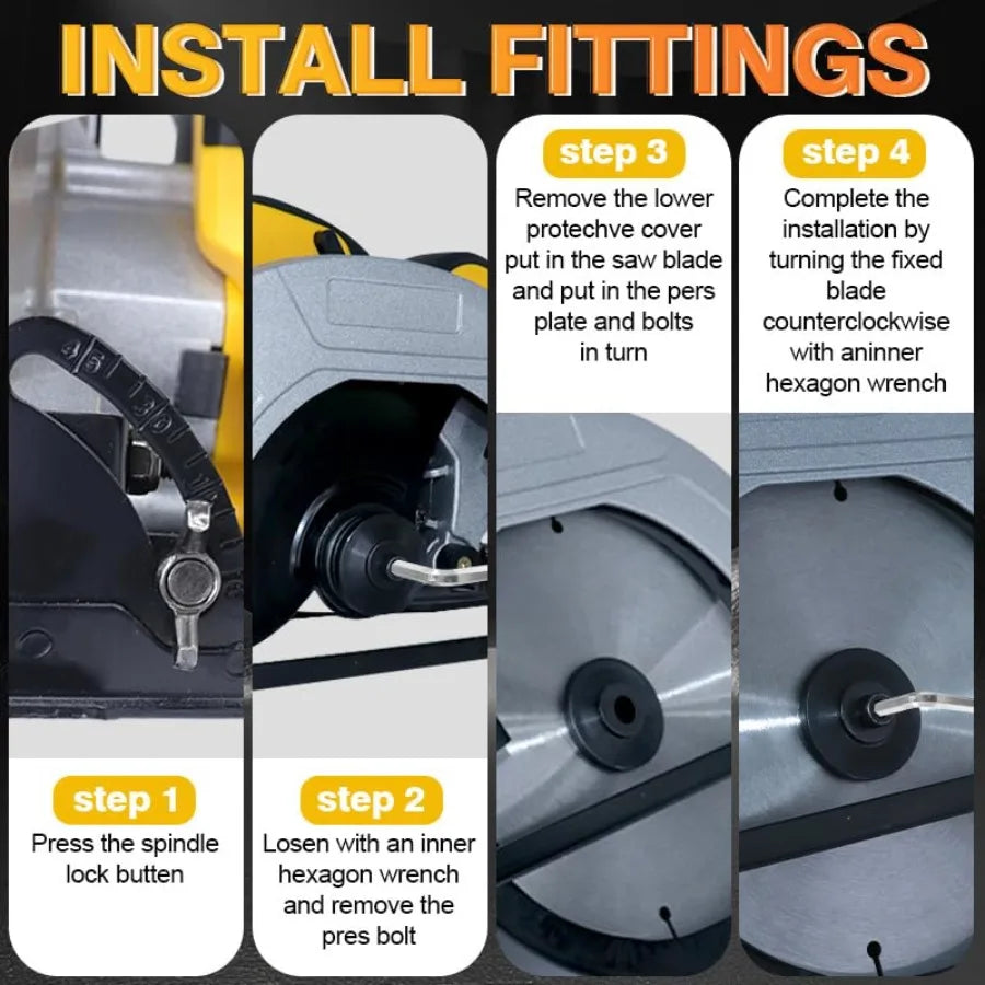 Cordless Circular Saw -  7"