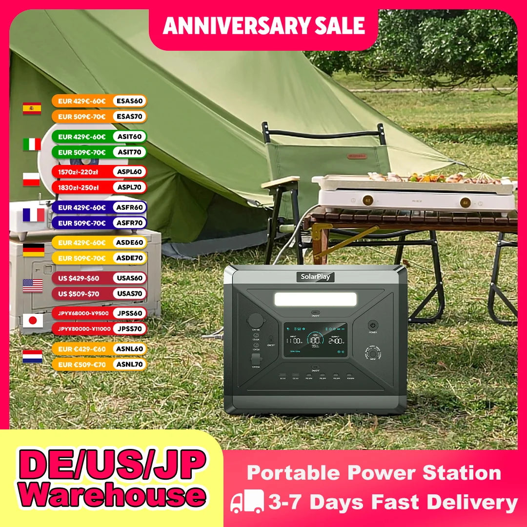 Portable Power Station for Garden Party