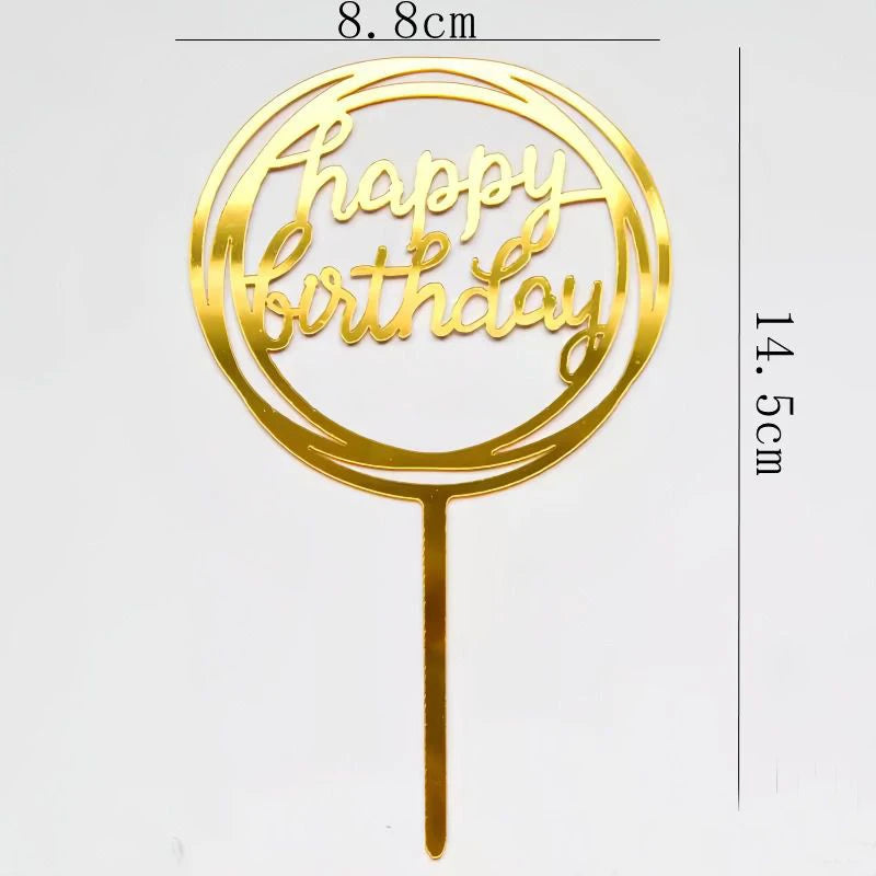 Happy Birthday Cake Topper