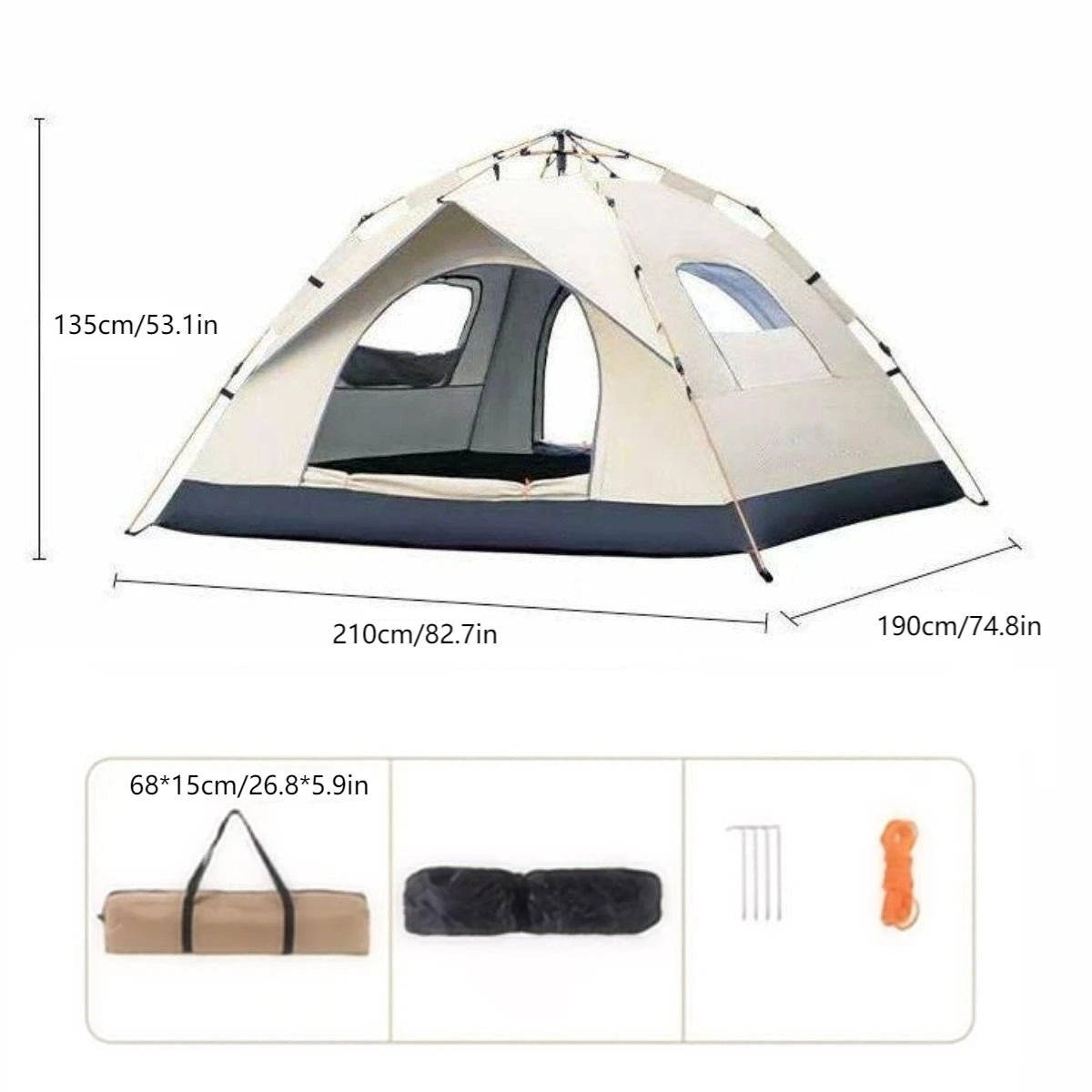Outdoor shelter Sunshade  Camping Tent