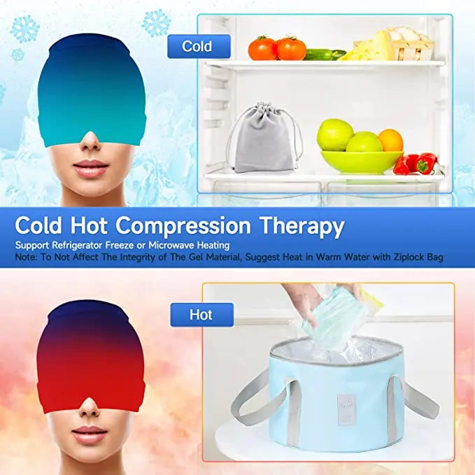 Migraine Relief Cap For  Pain Relief