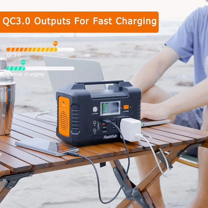 Portable Power Station,  Solar Generator,  Battery Backup for Camping