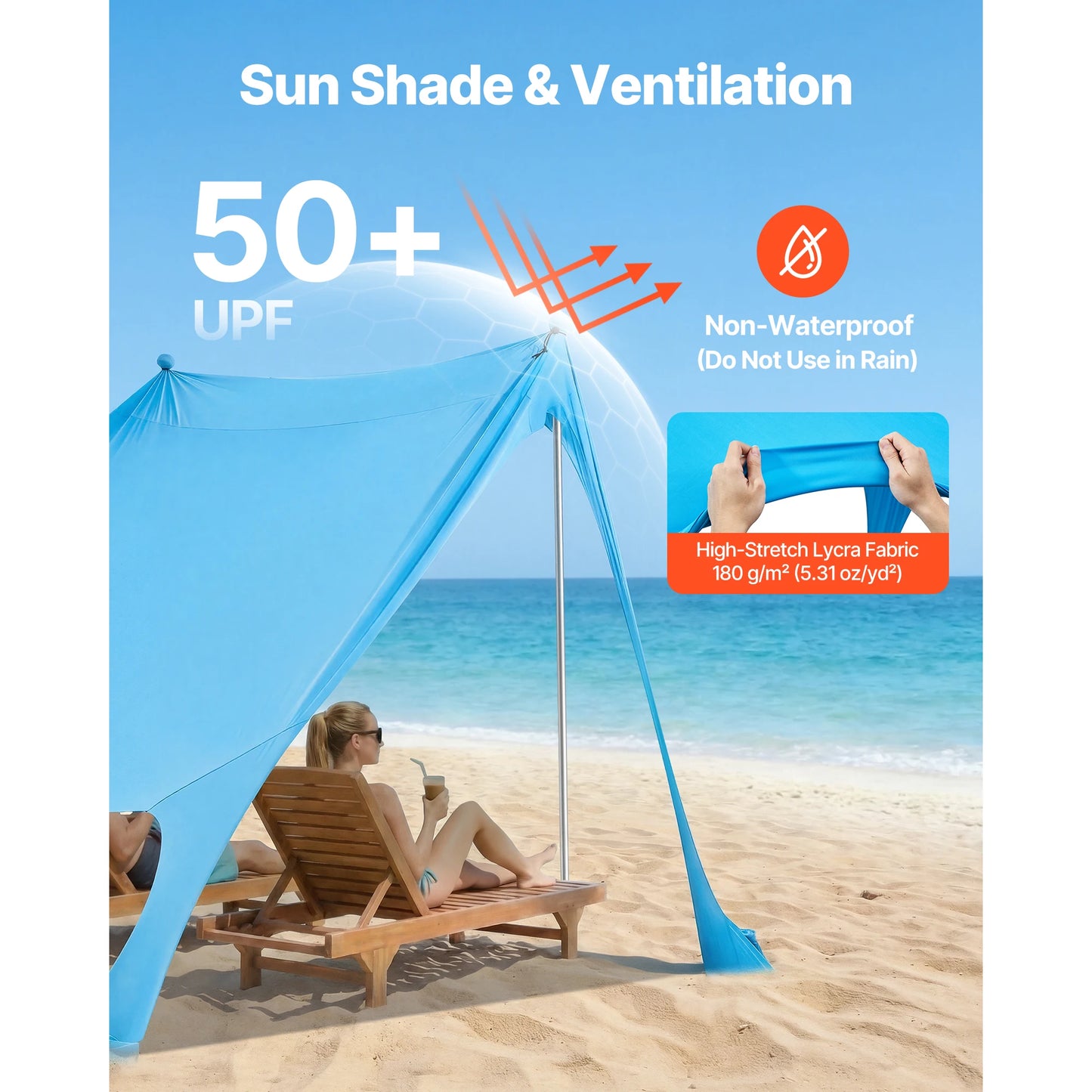 Pop Up Beach Canopy for Family Outings