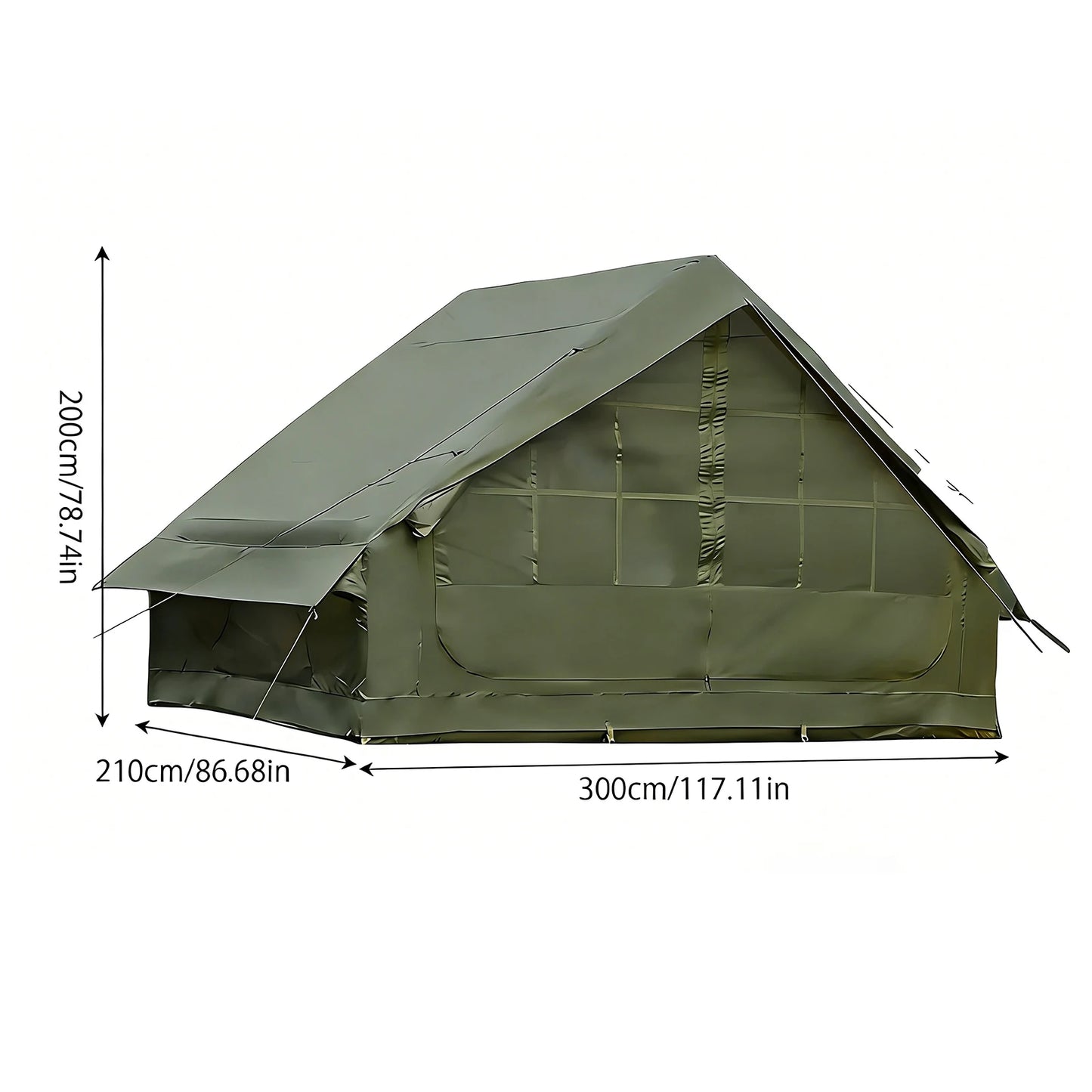 Inflatable Camping Tent with Skylight