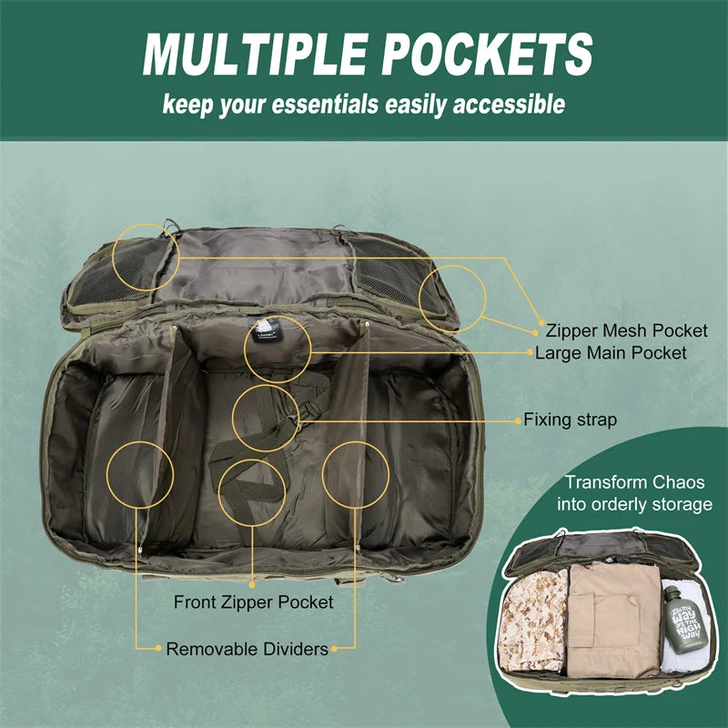 Army Outdoor Mountaineering Duffel Bag