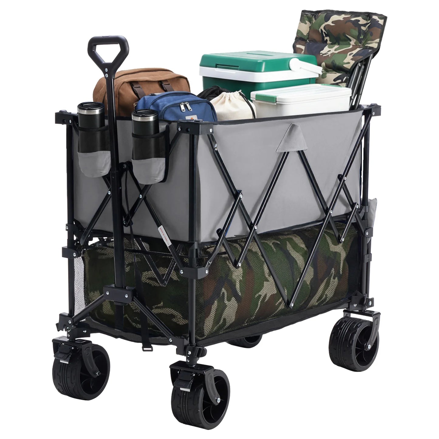 Double Decker Wagons for Grocery, Garden, Camping