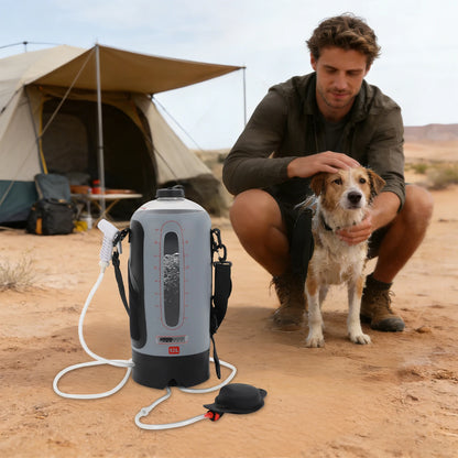 Portable Pressure Camp Shower with Air Pump