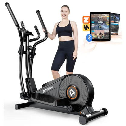 Elliptical Exercise Machine with16Level Resistance, HyperQuiet