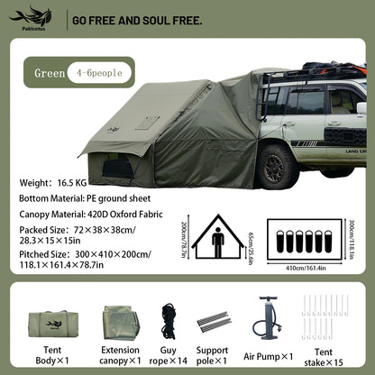 Inflatable Camping Tent, for 4-8 Persons,