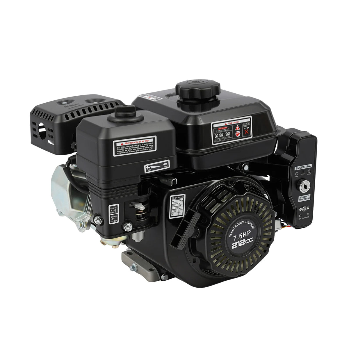 4‑Stroke Single Cylinder Gas‑Powered Engine 7.5HP