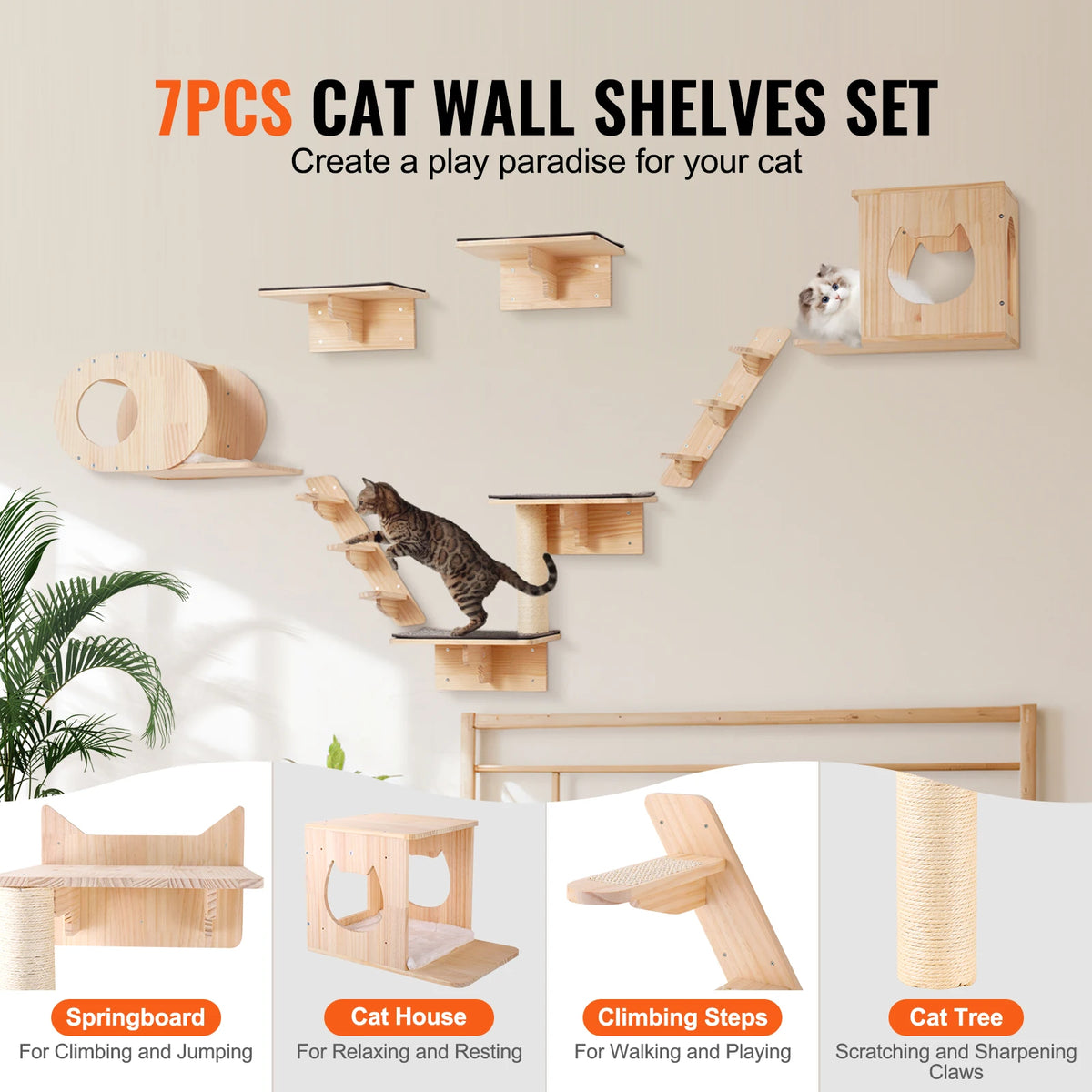 Wall Mounted Cat Shelves Cat Wall Shelves and Perches