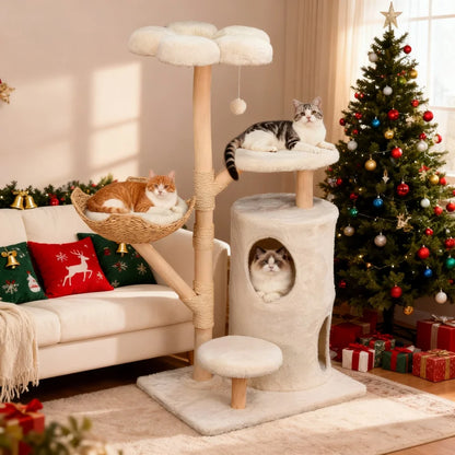 Cat Tree Tower, Scratching Post, Cat Condo House