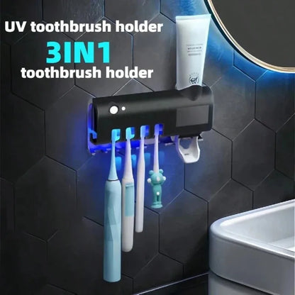 Blue Light Disinfection Toothbrush Holder