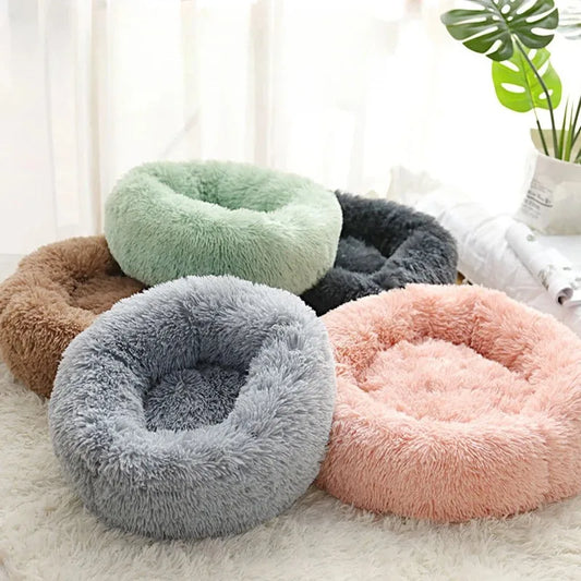 Donut Round Bed Comfortable Sleeping  for  Dog and Cat
