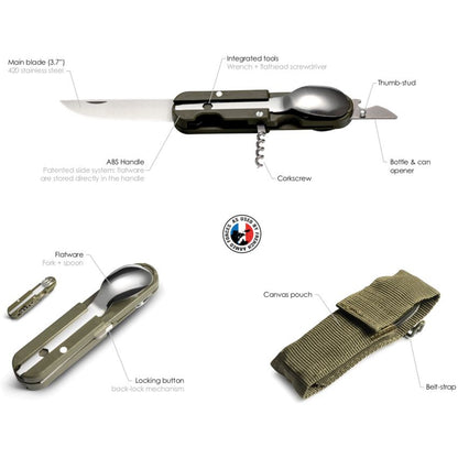 Bivouac French Army Camp Knife